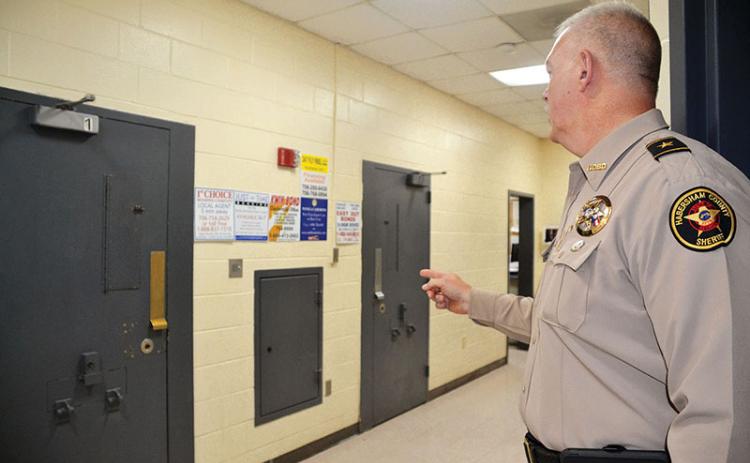 Habersham County Sheriff Joey Terrell is shown at the Habersham County Detention Center in Clarkesville. Voters decided to not issue general obligation bonds in an aggregate principal amount not to exceed $31.7 million for the purpose of financing a new jail in November.