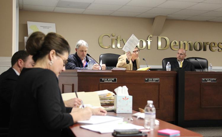 Councilman John Hendrix brought a Moody’s report to the Tuesday meeting highlighting the city and water and sewer bond’s decreased ratings.