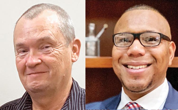 Jeffrey Lunsford and Trent Davis will run for county commission in their respective districts.