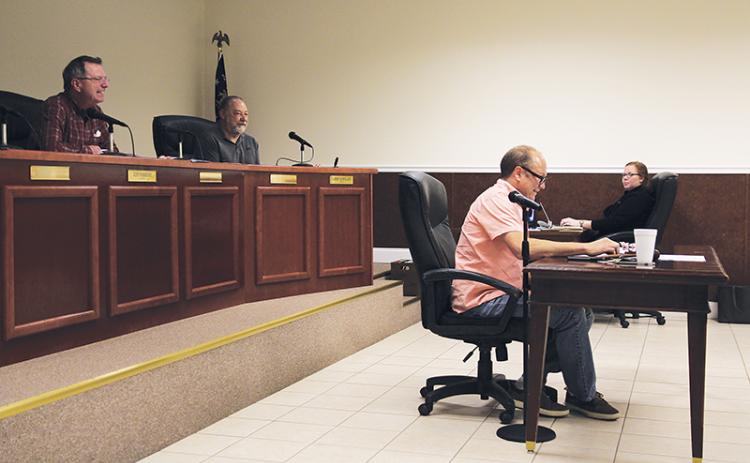 The Baldwin City Council met on Tuesday evening to discuss several agenda items. Mayor Joe Elam and other city officials practiced social distancing inside the courtroom.