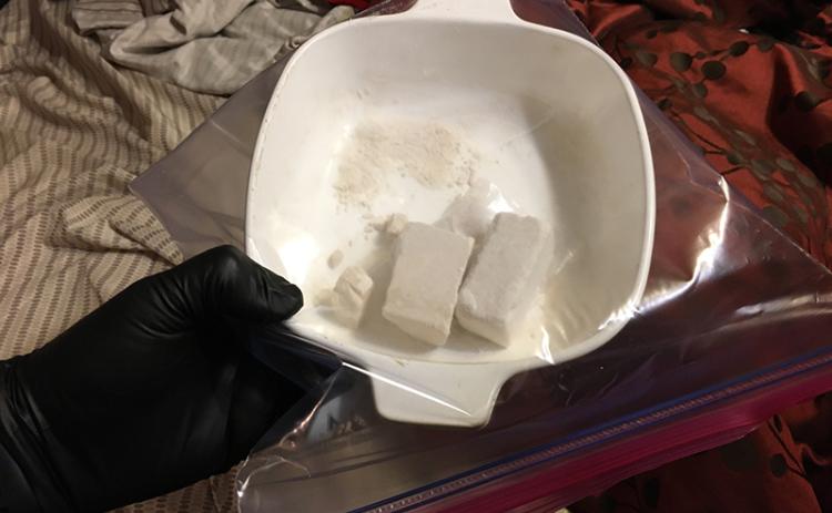 Agents from the Appalachian Regional Drug Enforcement Office seized more than 160 grams of uncut heroin in a raid on April 22.