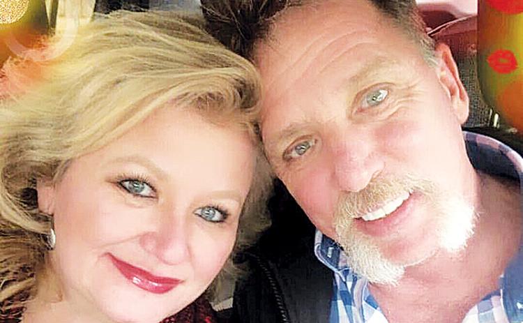 Stacy Black (right) was engaged to marry Kathy Nicholson before his tragic death Monday night.