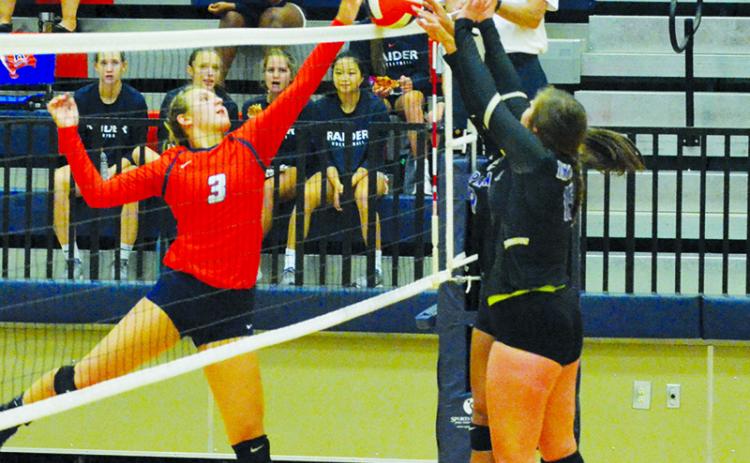 Habersham Central’s Alexandra  Shalikashvili (3) was the top volleyball vote getter in the Blitz Hall of Fame balloting for 2020.