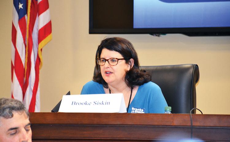 Brooke Siskin of Gainesville is one of two Democratic candidates for Congress in the Aug. 11 runoff. She participated in the Farm Bureau political forum in Clarkesville on May 26.