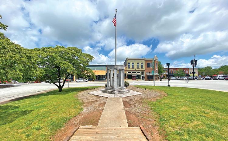 The city of Clarkesville wants to take over the upkeep of the War Memorial downtown.