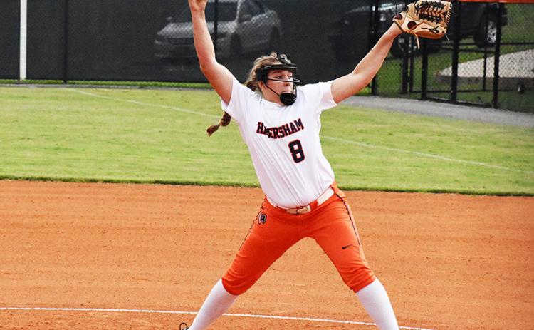 Habersham Central's Joey Handlos pitched a complete game Wednesday night against Flowery Branch.