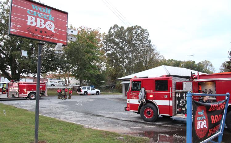 Multiple fire units responded to a fire at Wolf Creek BBQ this morning.