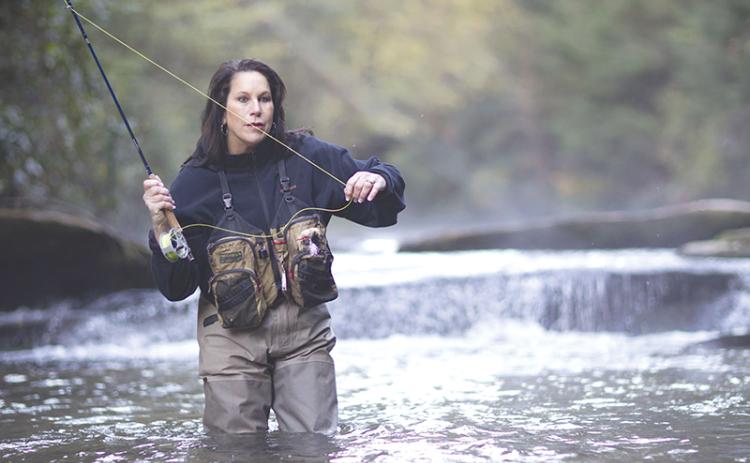 Abby Jackson has been running her fly fishing operation in Clarkesville for the last 24 years.