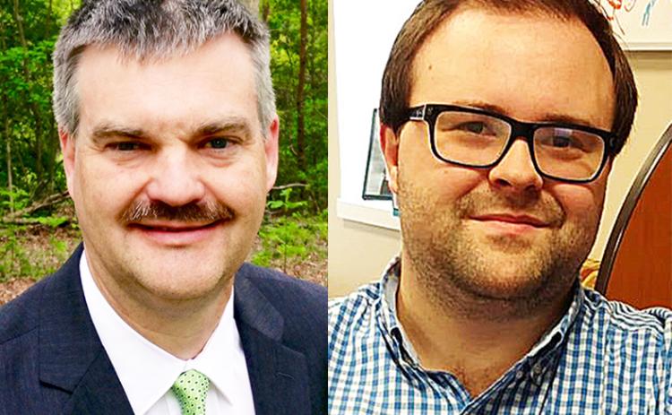 Victor Anderson (left) and Nick Mitchell are running for Georgia House District 10 on Nov. 3.
