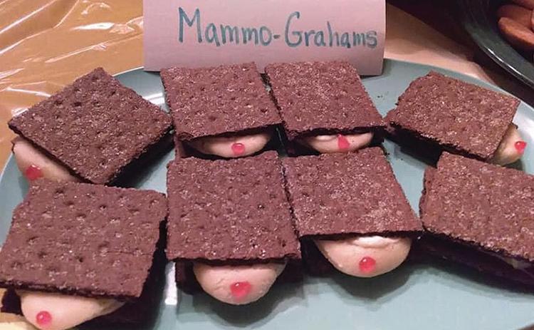The Evie Peters Foundation used these tasty treats to remind women to get regular mammograms.