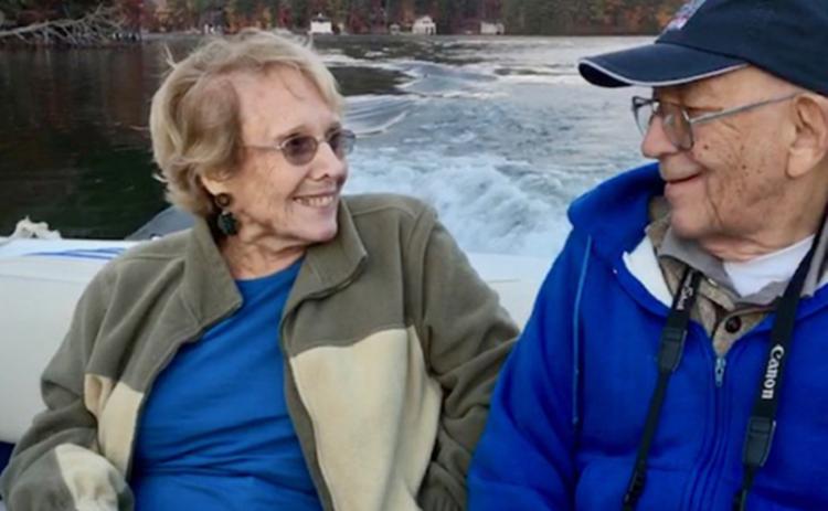 Dr. Tom Hodges is shown with his second wife, Jackie in 2017.