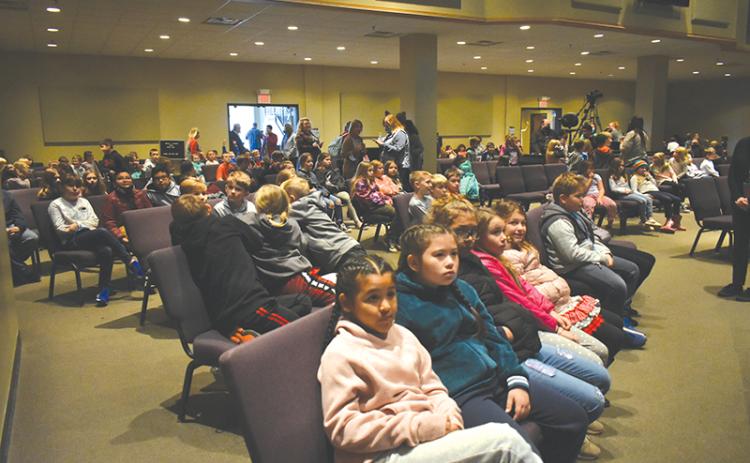 Fairview Elementary students gathered at The Torch on Thursday morning as school and fire officials determined the cause of smoke coming from a campus building.