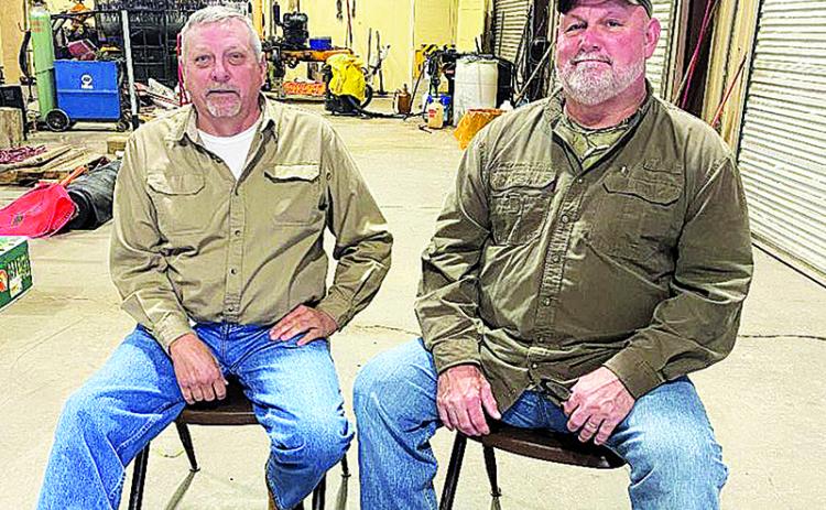 County employees Gary Crocker and Wesley Wade were honored by Habersham County Jan. 4 after calling it a career after decades of service. CAROLYN McDUFFIE/Submitted