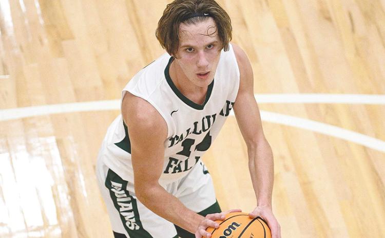 Tallulah Falls' Charlie Cody prepares for a free throw against Athens Academy. Photo courtesy of BRIAN CARTER