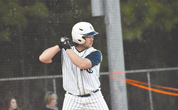 Habersham Central’s Logan Hare waits for the pitch during a home game Feb. 25.