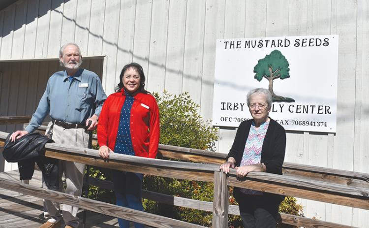 Mustard Seed Counseling Services Founder and Director Mike Johns, Assistant Administrator Linda Diamond and Assistant Office Manager Virginia Abbot (from left) work out of the Irby Family Center in Cornelia.