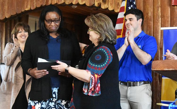 Shonna White, a medical assisting student from Toccoa, was one of the four finalists selected for the 2021 GOAL award. Although she was not named the GOAL recipient, White received $500 for her community service efforts.