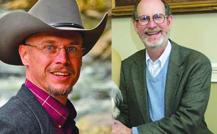 Demorest Mayor Rick Austin (left). Piedmont University President James Mellichamp (right).