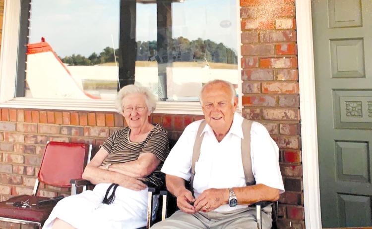 Jim and Marvene Tatum worked at the Habersham County Airport for 38 years. PAM COOK CARNES/Submitted