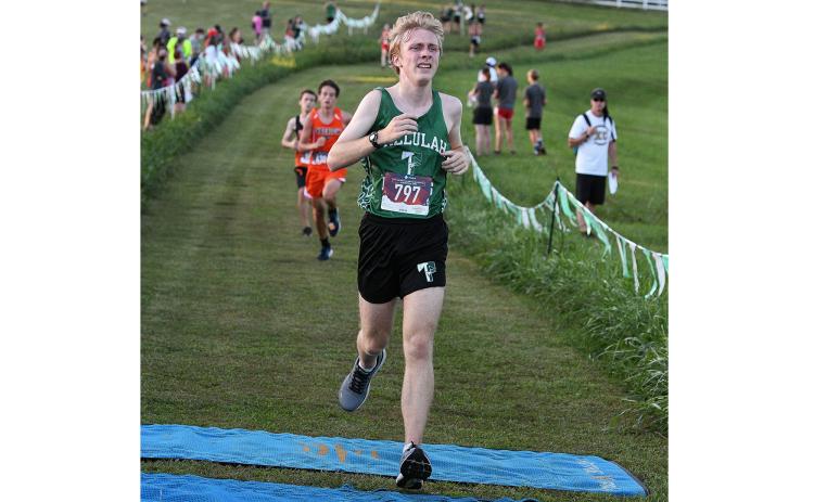 Collin Kelly received statewide recognition as Georgia’s Positive Athlete Award recipient for cross country. Positive Athlete gives the award yearly to athletes who have overcome difficult circumstances, given back to their schools and communities, or have infectious, positive attitudes. RANDY CRUMP/Special