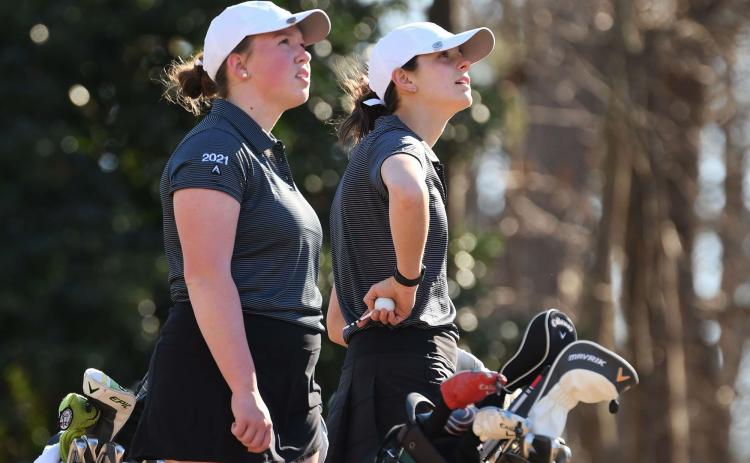 Tallulah Falls golfers Brinson Hall (left) and Maggie Jackson had a stellar senior season. RANDY CRUMP/Special