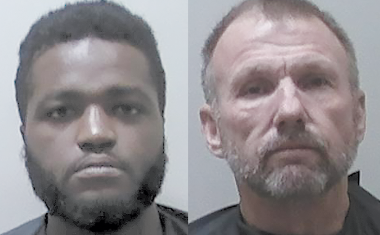 Earnest Rayshawn Hunter, 25, of Alto and Steven Ray Robinson, 55, of Demorest