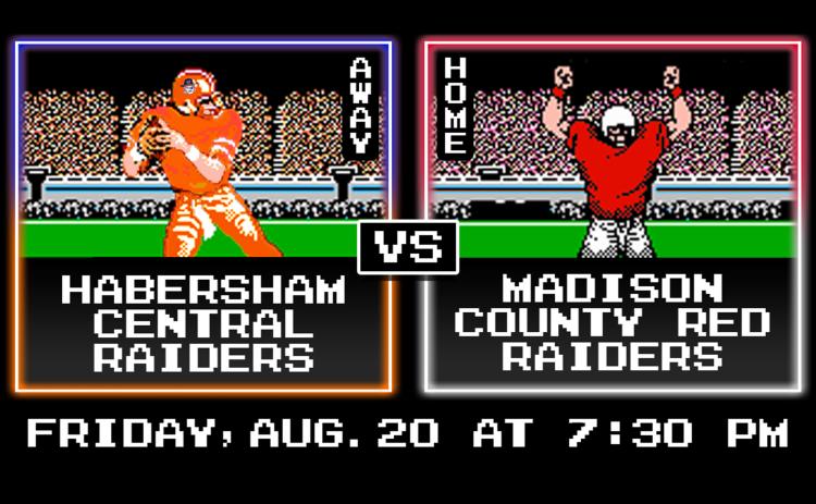Friday, August 20 at 7:30 PM: Habersham Central Raiders vs Madison County Red Raiders. CODY ROGERS/Staff