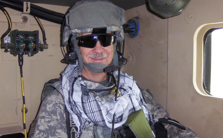 Edwin Hendrick is shown during his time in Afghanistan. SUBMITTED