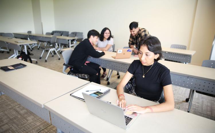 Students in the CAMP program work together to collectively improve their academic opportunities. UNG/Submitted