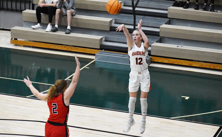 Kelsey Banks and the rest of the Lady Raiders competed in a tournament earlier this season hosted by Piedmont University, where she will be playing basketball next season. CODY ROGERS/Staff