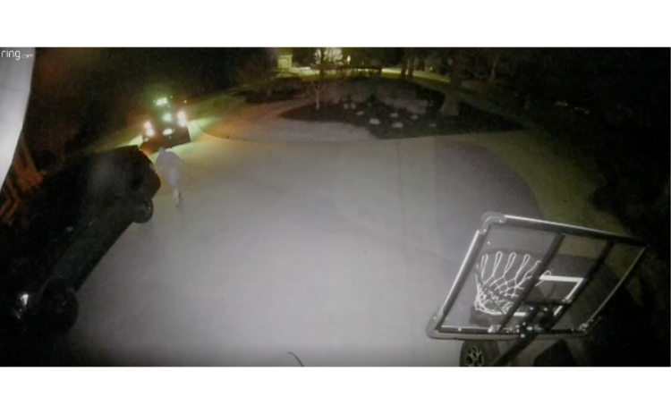 A juvenile burglar is seen entering a vehicle in the Mud Creek area of Habersham County. RING.COM/Surveillance Photo