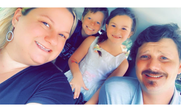 Carrie and Cameron Bennett are shown with their two children, Mason and Maleigha. CARRIE BENNETT/Submitted