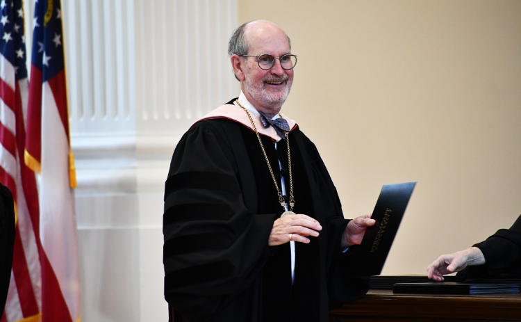 Piedmont University President James Mellichamp has faced many accusations in the Wainberg v. Piedmont University lawsuit. MATTHEW OSBORNE/Staff