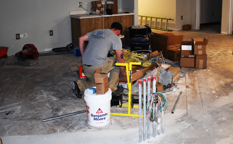 Construction is ongoing at Habersham Home now as the second phase of the capital upgrades coming from North Georgia Health Systems. DONALD FRASER/Staff