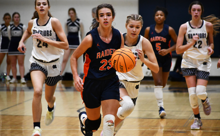 Habersham Central’s Kyia Barrett is the straw that stirs the drink for the Lady Raiders’ offense. CODY ROGERS/Special