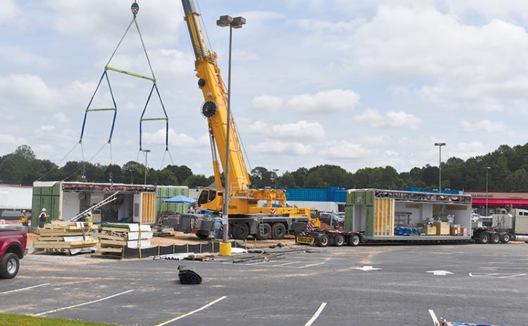Construction crews have been hard at work trying to reach their finish date of July 1 so Sonic can open swiftly after.
