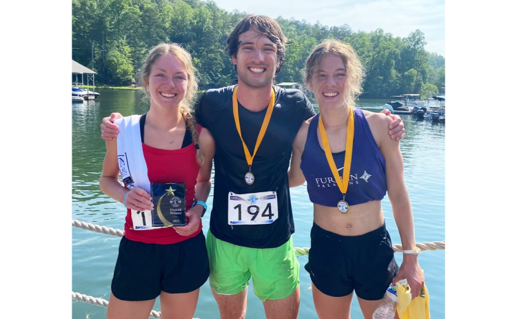 Abigail and Audrey Hotard were inspired by their older brother Thomas as top-level runners. SUBMITTED