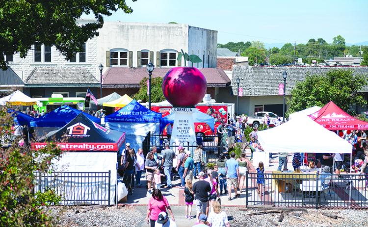 The Big Red Apple Festival will draw thousands of folks from all over the region on Saturday in Cornelia. ZACH TAYLOR/Special