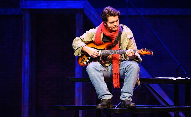 Ethan Spinks plays Roger Davis in the Piedmont University production of Rent. ZACH TAYLOR/Special