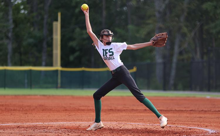 Tallulah Falls’ Callie Craver fires to the plate. AUSTIN POFFENBERGER/Special
