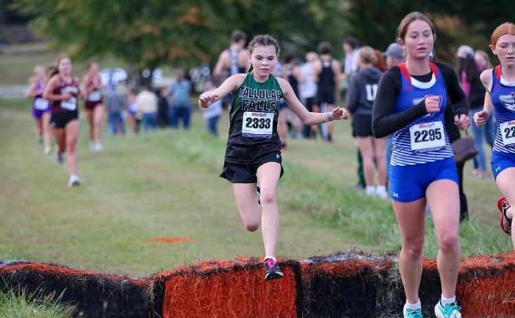 Tallulah Falls’ Avery Keim took seventh in the regional championship meet. AUSTIN POFFENBERGER/Special