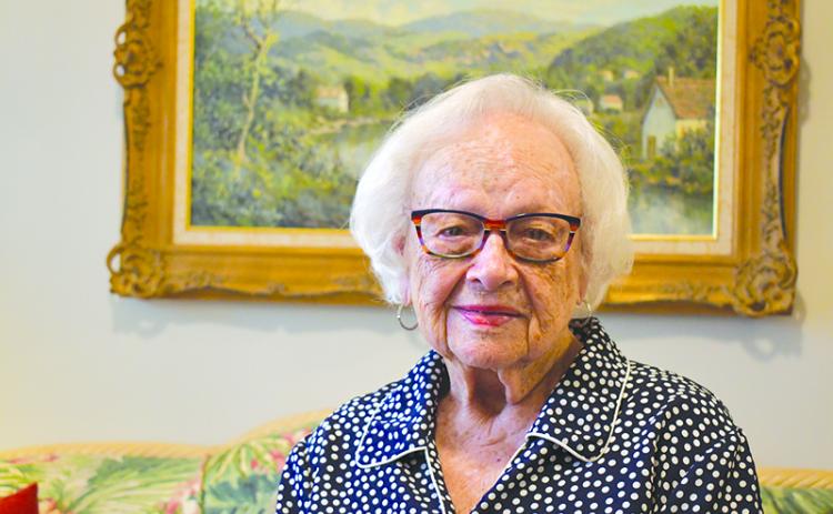 Frances Bennett is 105 years old and now lives in Athens. She is a native of Clarkesville. JULIANNE AKERS/Staff
