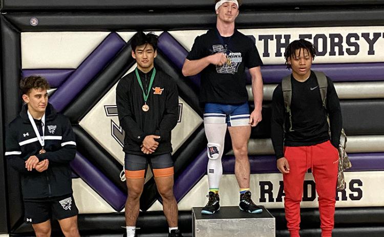 Habersham Central’s Justin Whitney brought home a  regional title at 157 pounds over the weekend. SUBMITTED