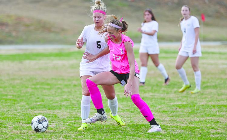 Tallulah Falls freshman LB Kafsky continued her torrid  scoring run with three goals against Elbert County. AUSTIN POFFENBERGER/Special