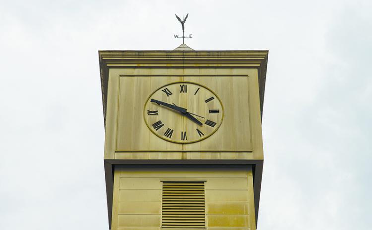 The clock is ticking on the old courthouse’s stagnation in downtown  Clarkesville, as plans to redevelop it are moving forward. ZACH TAYLOR/Special
