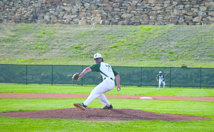 Tallulah Falls’ Cole Bonitatibus threw a solid game against Pepperell on Monday. LANG STOREY/Staff