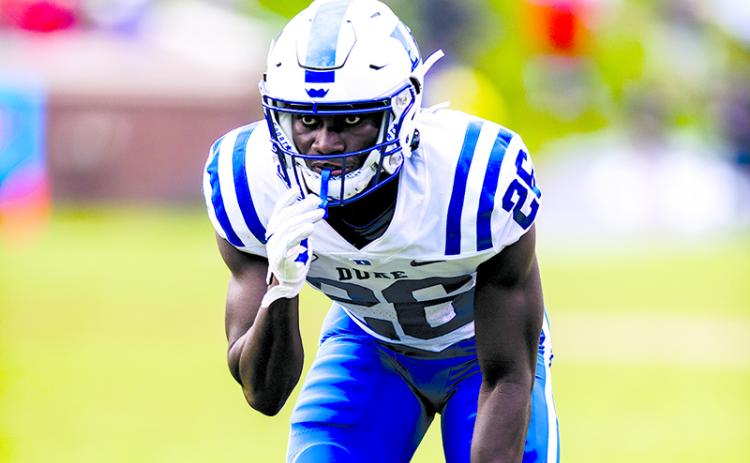 Duke’s Joshua Pickett is about to play his fourth year in Durham after a stellar high school career with the Raiders. DUKE ATHLETICS/Courtesy
