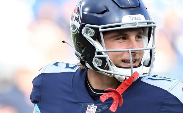 Mason Kinsey, an alumnus of Habersham Central and Berry College, has carved out a role with the NFL’s Tennessee Titans. TENNESSEE TITANS/Courtesy