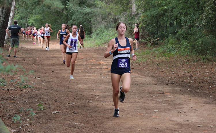Habersham Central’s Audrey Hotard is poised to cap an amazing cross country career with the Lady Raiders. FILE