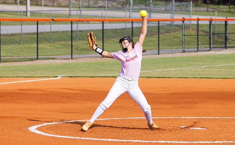 Kaylee McCalmon has been a workhorse for the Lady Raider softball team this year. MEG LABARBERA/HCHS(Instagram: barbs.media)